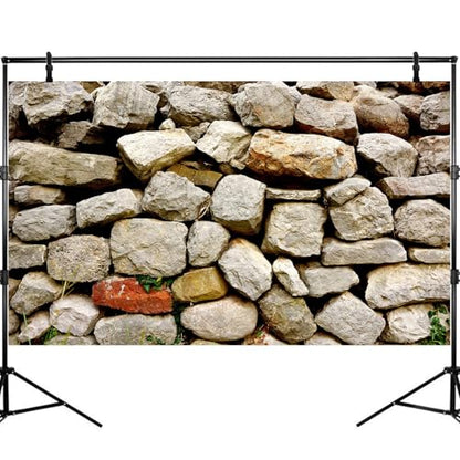 Stone Aquarium Background Natural Rock Fish Tank Background Rocky Glass Terrarium Background Stone Wall with Sunray Aquarium Background Stone Rock Reptile Habitat Background Poster 24x12in - color: Rock Gray, size: 24(W)x12(H)inches/ 60(W)*30cm(H)