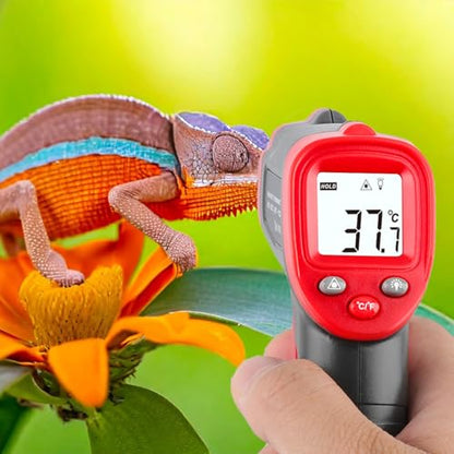 Infrared Thermometer Gun, Non-Contact Laser Thermometer Temperature Gun -58℉～1112℉, Adjustable Emissivity Temp Gun Thermometer, Temperature Measurement Gun for Cooking, BBQ, Pizza Oven - color: 1112℉/600℃