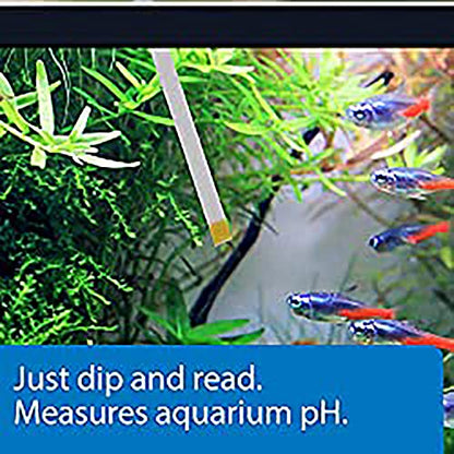 API TEST STRIPS,For Variety of Water Parameters,Monitor aquarium water quality and help prevent invisible water problems that can be harmful to fish,Use weekly and when problems appear,25-Count (33F) - style: pH