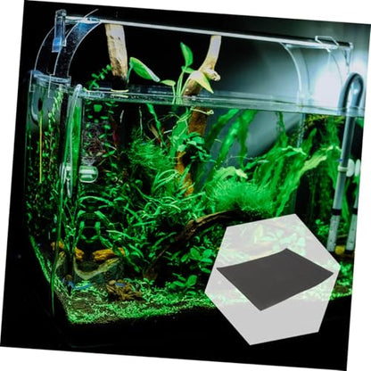 GANAZONO 2pcs Thickened Nonslip Fish Tank Mat Aquarium Cushioning Pad for Bottom Support Easy to Cut for Reptile Fish Tanks