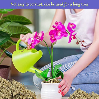 10OZ Sphagnum Moss for Plants - 12QT Natural Long Fibers Orchid Moss | Moisture Retention & Drainage Balance, Plant Moss for Orchids, Succulents, Carnivorous, Ferns, Reptile Bedding & Terrariums - size: 12 QT(10 oz)