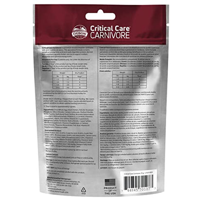 Oxbow Critical Care Carnivore, Recovery Food For Cats & Ferrets, USA, 70 g | High-Calorie, Assist Feeding Formula, Whole Egg, Dried Chicken, Cats, Ferrets, Birds, Reptiles, Recovery Food, Vet Formula - size: 2.47 oz