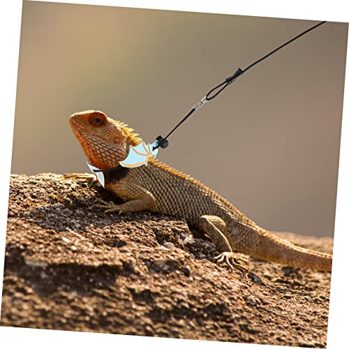 Abaodam Adjustable Reptile Carrier Sling Bag with Canvas Capacity Bearded Dragon Leash Harness for Outdoor Travel Comfortable Wide Strap Lizard Carrying Case for Hiking and Cycling