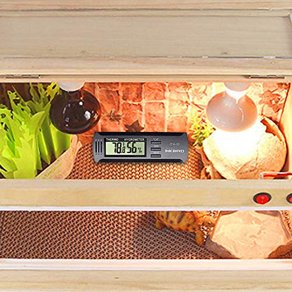 Inkbird ITH-10 Digital Thermometer and Hygrometer Temperature Humidity Monitor for Aging Box Guitar Ukulele