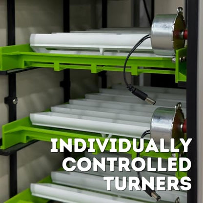 Incubators for Hatching Eggs – 180 Egg Incubator Setter & Hatcher with Automatic Turner & Digital Humidity Control Cabinet, Large Chicken Incubator & Quail Egg Incubator by Hatching Time - size: 180 Eggs, style: Egg Incubator and Hatcher