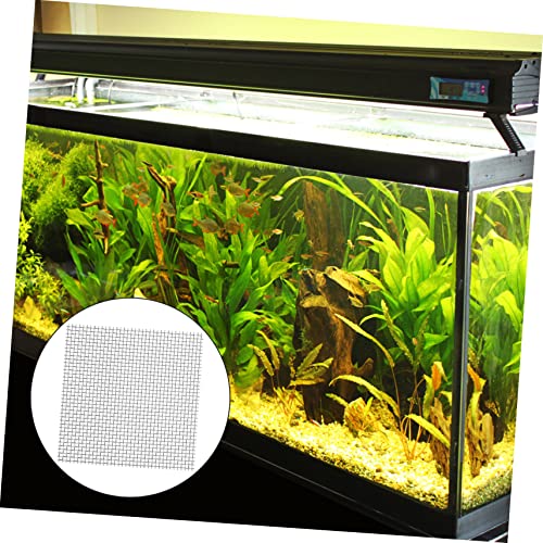 8pcs Fish Tank Breeding Net Stainless Steel Mesh Pad for Aquatic Plant Substrate Moss Met Grass Plant Fixed Net
