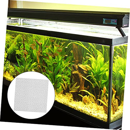 8pcs Fish Tank Breeding Net Stainless Steel Mesh Pad for Aquatic Plant Substrate Moss Met Grass Plant Fixed Net