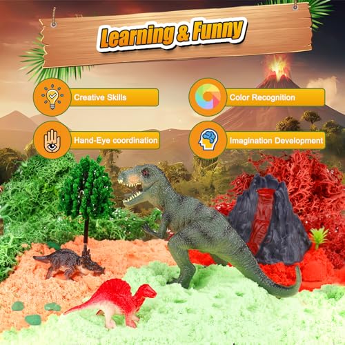 Dinosaur Activities Toys-Dinosaur Terrarium Craft Kits for Boys-Birthday Gifts for Kids Age 4 5 6 7 8 Years Old - style: Dinosaur
