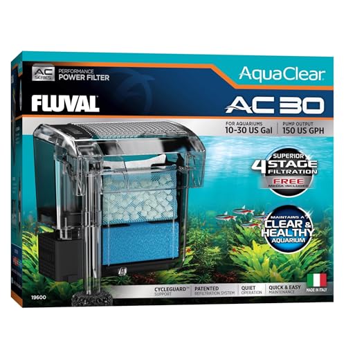 Fluval - Media Maintenance Kit for AC30 Power Filter | For Use in Freshwater & Saltwater Aquariums