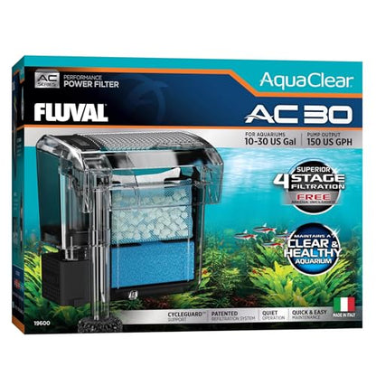 Fluval - Media Maintenance Kit for AC30 Power Filter | For Use in Freshwater & Saltwater Aquariums