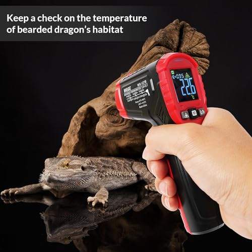 Infrared Thermometer Gun WG-127B, Digital IR Thermometer for Cooking, Candy, Food, Pizza Oven, Grill & Engine, Temp Reader -58℉~1112℉(-50℃~600℃) Non-Contact Temperature Gun (Not for Human)