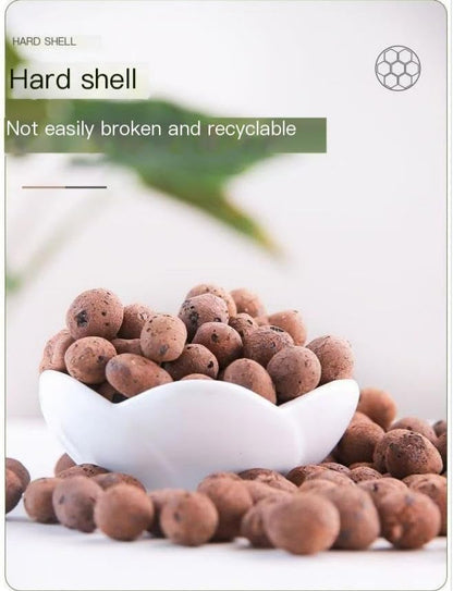 Premium Clay Pebbles Hydroponics Breathable Lightweight Ceramsite Pellets-4-10Mm-1 Lb - color: 1 lb, size: 4-10mm