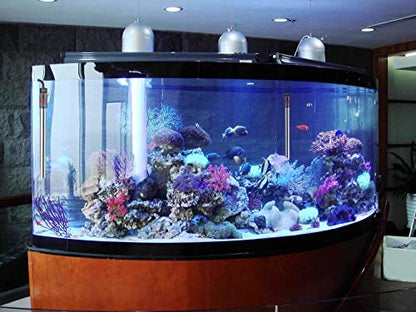 Aquarium Heater, 500W Submersible Fish Tank Heater Underwater Turtle Water Warmer for 40-90 Gallon Tank with with Intelligent LED Temperature Display and External Temperature Controller - color: Upgraded Stainless 500W (for 50-90 gallon)