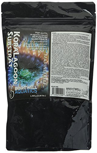 Brightwell Aquatics KoraLagoon Substrat Aragonite Reef Sand, 1.4kg - size: 1.4-kg