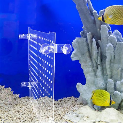 NUOBESTY Clear Acrylic Fish Tank Divider with Smooth Edges for Safe Fish Separation Flexible Transparent Aquarium Partition Board for Shrimp and Reptile Isolation Easy Installation Aquarium