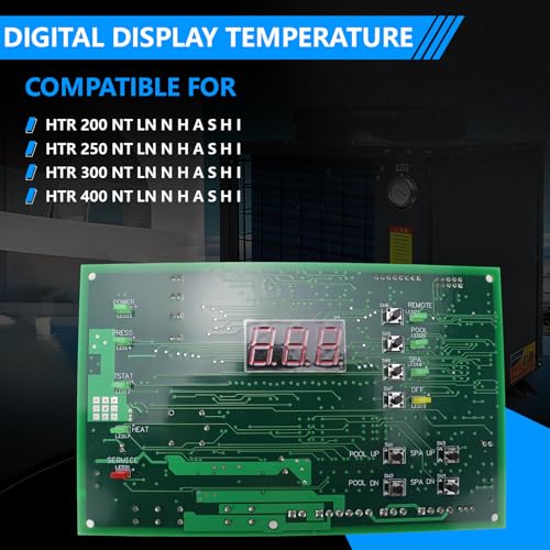472100 Temperature Controller Circuit Board for Pentair MiniMax NT Series | Pool and Spa Heater, Includes a New Keypad for MiniMax NT LN 200 250 300 400, 2026 Upgraded Digital Display Replacement