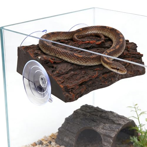 Turtle Basking Platform with 3 Suction Cups, Aquarium Climbing Ramp and Resting Terrace for Pet Turtles, Terrapins, or Frogs in Fish Tanks