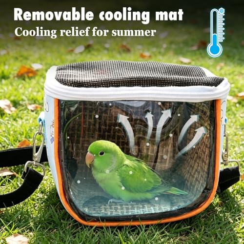 Small Pet Travel Carrier Bag, Breathable Hamster Travels Pouch with Shoulder Strap & Removable Cooling Mat for Kittens Hamsters Guinea Pigs and Reptiles - color: B