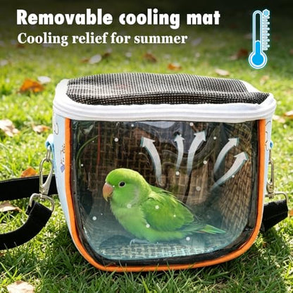 Small Pet Travel Carrier Bag, Breathable Hamster Travels Pouch with Shoulder Strap & Removable Cooling Mat for Kittens Hamsters Guinea Pigs and Reptiles - color: B
