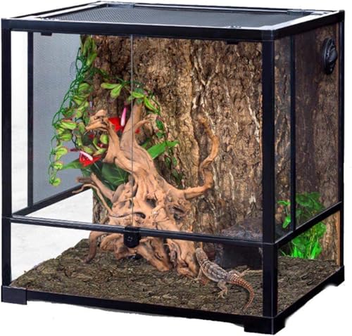 4PCS Cork Terrarium Background 15.7x11.8in Natural Cork Large Bark Climbing Mat Habitat Decoration Chameleons, Lizards, Turtles Glass Jar Decoration - size: 4PCS-15.7x11.8in