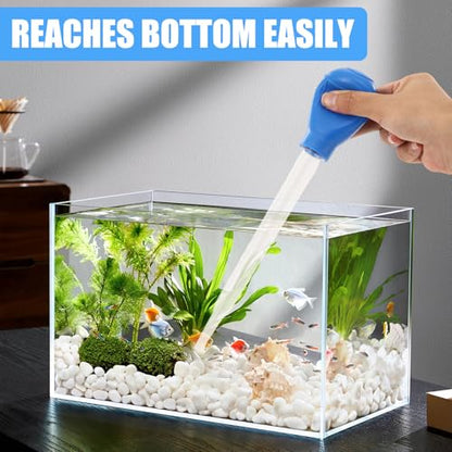 2 Sets Long Pipette for Fish Tank Coral Food Feeder Long Syringe Aquarium Coral Feeding Tube, with Extension Tube, Tweezers, for Reef Roids Aquatic Plant Snake Lizard Axolotls, Fish Tank Accessories