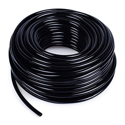 MIXC 100ft 1/4 inch Blank Distribution Tubing Drip Irrigation Hose Garden Watering Tube Line - size: 100FT