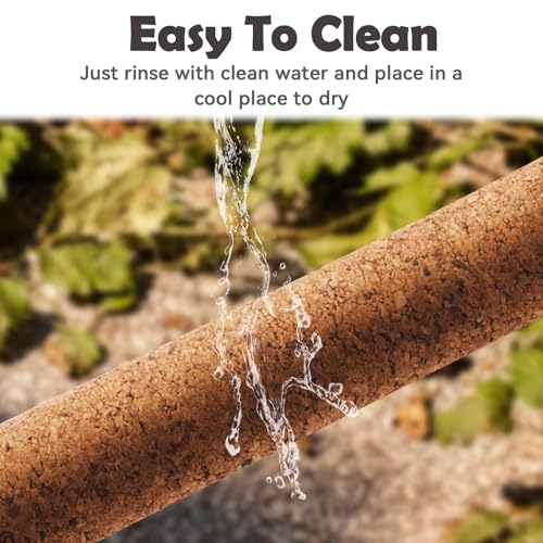 PINVNBY Cork Branches for Reptiles,2 Pcs Natural Wood Bearded Dragon Stick Snake Climbing Branch Habitat Log Decor for Tree Frog Lizard Gecko Spider Chameleon - size: M:11.81”Lx1.65”Wx1.65”H