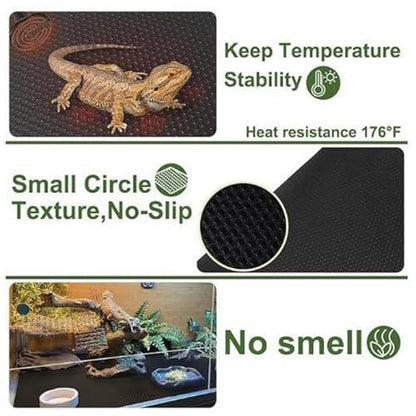 Reptile Carpet Safe Anti-Slip Easy to Clean | Terrarium Liner Bedding for 40-Gallon Feeders - color: L