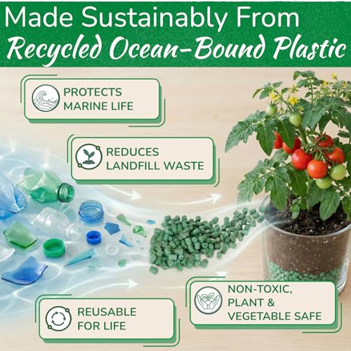 Houseplant Smart Gravel, Reusable Drainage Rocks for Potted Plants, 32 oz