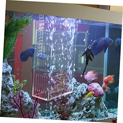 Floating Betta Fish Breeding Box Divider Acrylic Incubator Tank for Aquarium Fry Isolation Separator for Shrimp and Reptiles Mini Fish Hatchery