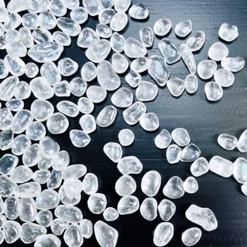 0.88LB Clear Fish Tank Gravel Aquarium Glass Stones Sea Glass Pebbles Aquarium Gravel Rocks Fish Tank Rocks, Sand Glass Gems Stones Beads Pebbles Rock for Vase Filler Turtle Fish Tank Decoration - color: Clear