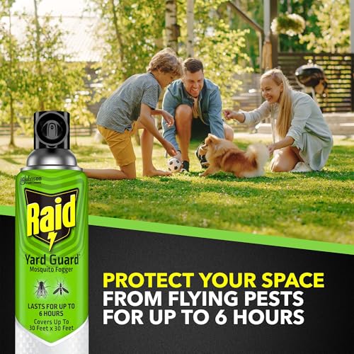 Raid Yard Guard Mosquito Fogger for Outdoor Yard Patio Deck and Garden Mosquito Control Aerosol Spray 16 Ounce (Pack of 3) - size: 16 Ounce (Pack of 3)