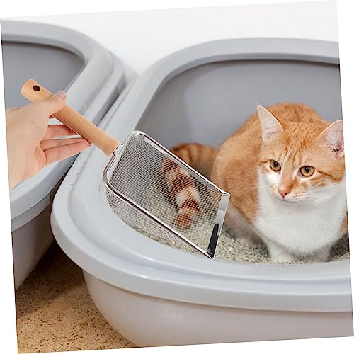 BESPORTBLE Cat Litter Scoop Handle Litter Shovel for Cats and Reptiles Fine Mesh Design for Easy Waste Cleanup and Reptile Containers