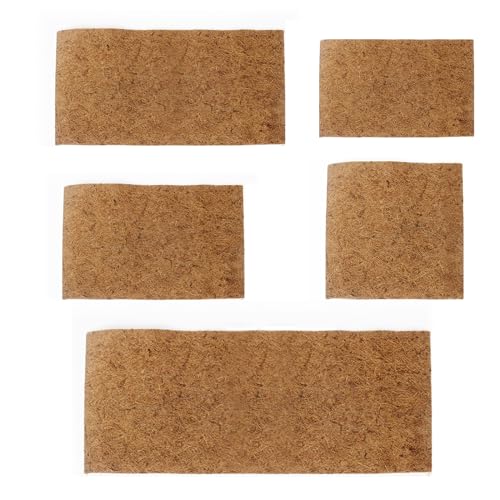 Reptiles Carpet BeardedDragon Substrate CoconutFiber Bedding Mat for BeardedDragon Sleep Pad Terrariums Liner Accessory Terrariums Accessories for Small Pet - size: 40x40cm