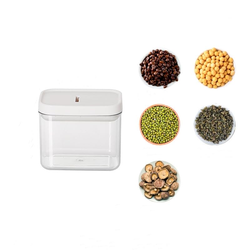 2PCS Airtight Food Storage Containers Set with Lids PP Free Plastic Dry Food Canisters for Kitchen Pantry Organization and Storage (500ml/16.9oz) - size: 4.57"Lx2.99"Wx3.94"H(500ml/17.6oz)