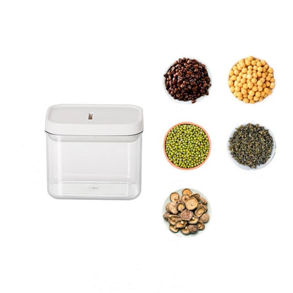 2PCS Airtight Food Storage Containers Set with Lids PP Free Plastic Dry Food Canisters for Kitchen Pantry Organization and Storage (500ml/16.9oz) - size: 4.57"Lx2.99"Wx3.94"H(500ml/17.6oz)