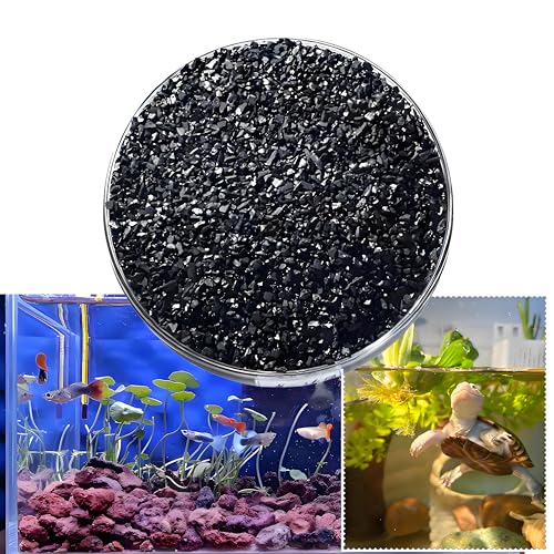 Aqarium Filter Activated Charcoal Aquarium Filter Media Activated Carbon Pellets for Turtle Tank and Fish Tank - Activated Charcoal Compatible with Tetra Whisper Filter Water Tanks
