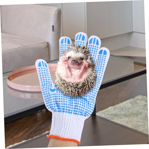 Mipcase Bite Animal Handling Gloves Thickened Breathable Protection for Gardening and Pet Lovers Scratch and Cut Resistant Random Color Pair for Dogs Cats Birds Reptiles Random Color