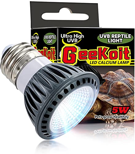 Premium High-Intensity UVB Reptile Light for Optimal Calcium Metabolism,5-Watt 10.0 Desert UVB Light Ideal for Desert-Dwelling Reptiles Bearded Dragons Tortoises - style: Desert 10.0 UVB