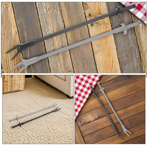 Toyvian Extra Long Aquarium Tweezers Set, 4 Pack Curved Straight Tongs Professional Aquascaping Tools for Live Plants Fish Tank Cleaning Kit Feeding Forceps for Reptiles Coral Snakes