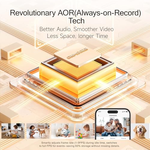 2.5K Indoor Security Camera 4pack, Free AI Person/Pet/Cry Detection, 4MP Baby/Dog/Cat/Pet Camera with Phone App, Pan Tilt WiFi, Night Vision, Full Duplex Audio for Home Security - style: 2.5K Cam 4pack