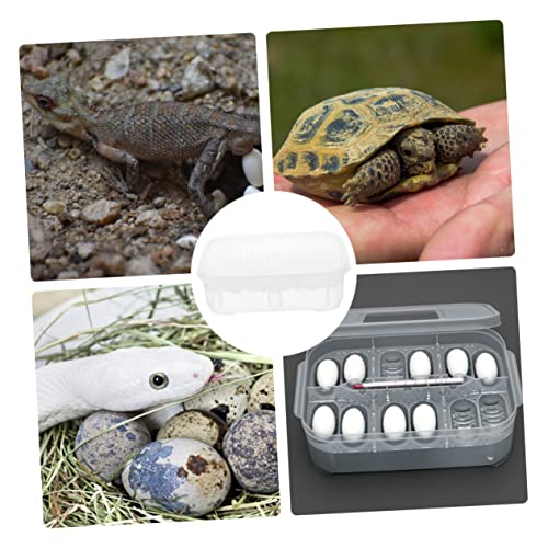 Kisangel Reptile Tank Accessory Hatching Incubation Box Breeding Box Reptile Substrate Tray
