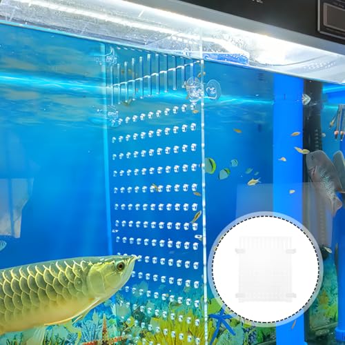 Aquarium Fish Tank Divider Acrylic Isolation Board Transparent 11.81X9.84 Inch Fish Tank Separator for Breeding and Aquarium Supply