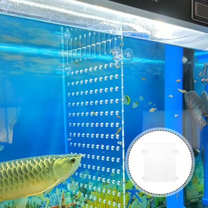 Aquarium Fish Tank Divider Acrylic Isolation Board Transparent 11.81X9.84 Inch Fish Tank Separator for Breeding and Aquarium Supply