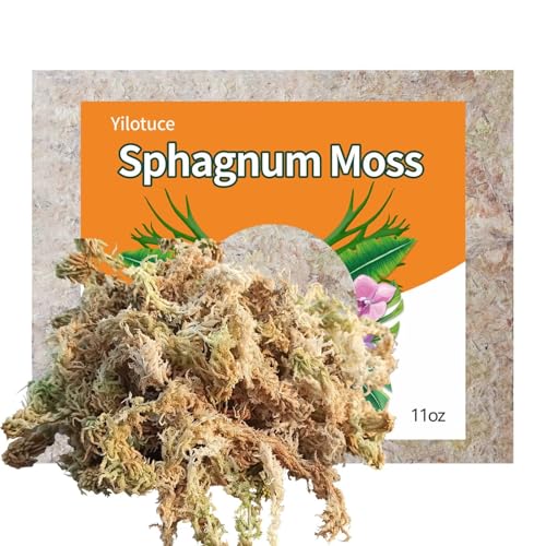 11 oz Sphagnum Moss for Plants, Carefully Selected Clean Sphagnum Mos for Rooting Plants - size: 11 oz