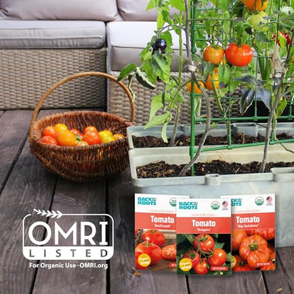 Back to The Roots Organic Seed Starting, Compressed Block expands to 12 Quarts, Made for Herbs, Veggies, Flowers - size: 12 Quart, style: Seed Starting Mix