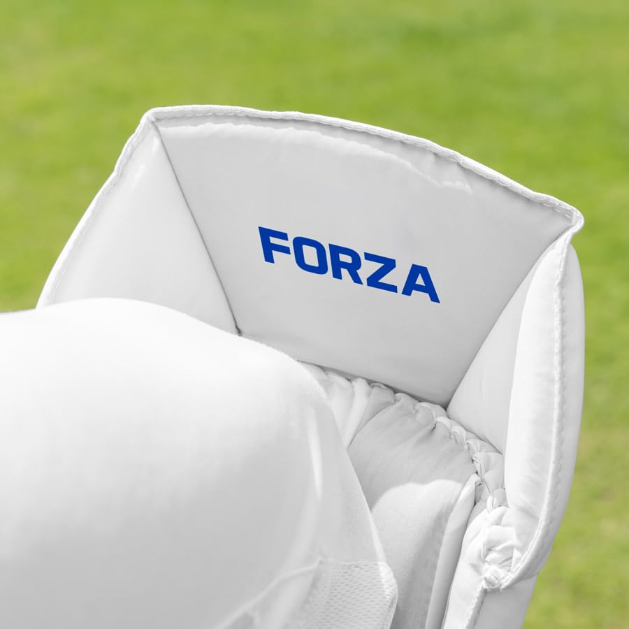 FORZA Original Wicket Keeper Pads | Lightweight Cricket Wicketkeeping Pads with Cane & Foam Protection, Artificial Leather Facing & Adjustable Straps | Youth & Adult Sizes - size: Adult
