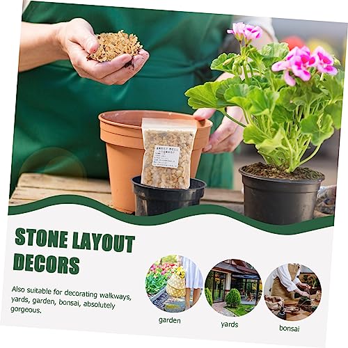 1bag Bag of Natural Aquarium Stones for Fish Tank Decor Polished Pebbles Gardening Stones for Aquascaping and Landscaping