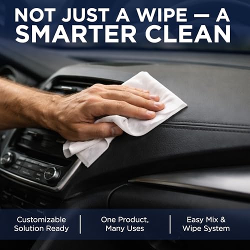 Fresh Towel Mix-N-Wipe Dry Wipes Refill 2-Pack, 220 Sheets, 6x9 in | Center-pull rolls fit bucket dispensers and accept liquid solution for custom multi-surface use in homes, cars or gyms. - style: 2-Pack of Refill Wipes (220 Sheet Rolls)