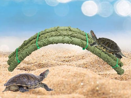Oooct Turtle Climbing Toys, Plastic Simulation Reptile Climbing Ramp, Reptile Tank Terrarium Accessories, Jungle Climber Long Vines Habitat Decor for Lizards Geckos Snakes